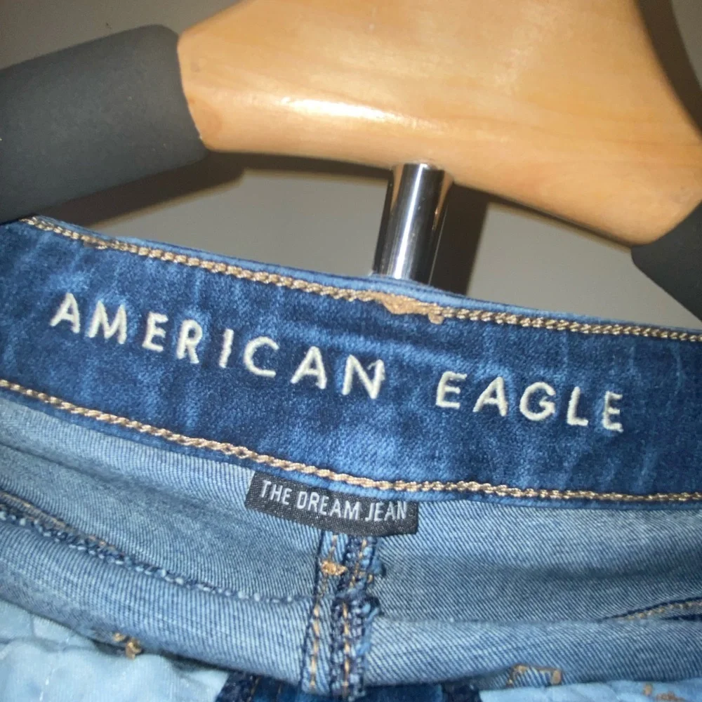 American Eagle Outfitters Stretch Relaxed Fit Blue Jeans - Picture 3 of 7